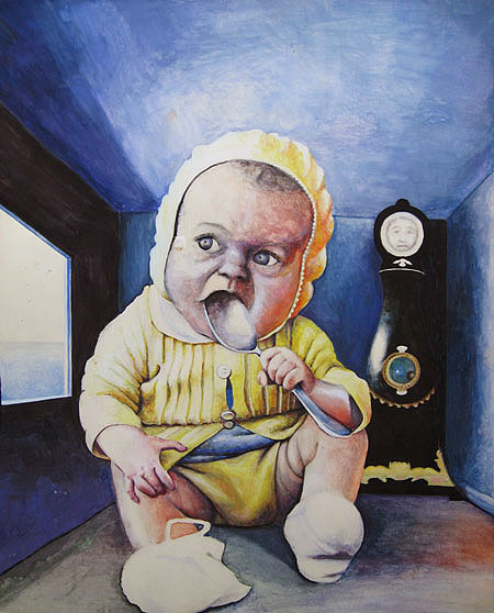 Baby in a room